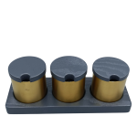 3'lü Baharat Seti(PVD Altın)